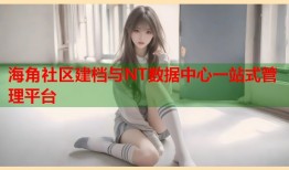 海角社区建档与NT数据中心一站式管理平台