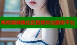枫桥镇海角社区智慧共治服务平台