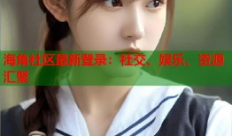 海角社区最新登录：社交、娱乐、资源汇聚