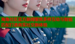海角社区官方新闻聚焦多样互动与智能匹配打造真实社交新体验