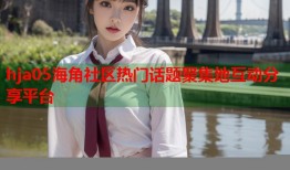 hja05海角社区热门话题聚集地互动分享平台