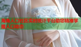 海角人口社区实时统计平台助您精准掌握人口动态