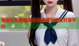 海角社区数据库智能管理与高效共享平台