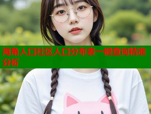 海角人口社区人口分布表一键查询精准分析