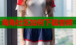 海角社区如何下载音频