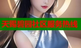 天赐碧园社区服务热线