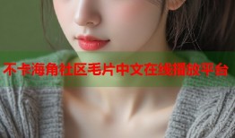 不卡海角社区毛片中文在线播放平台