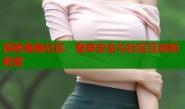 探秘海角社区：登录安全与社区互动的秘密