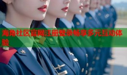 海角社区官网注册登录畅享多元互动体验