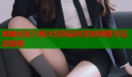 海角社区八级大狂风信号实时预警与互动指南